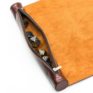 Dice roller mat with storage