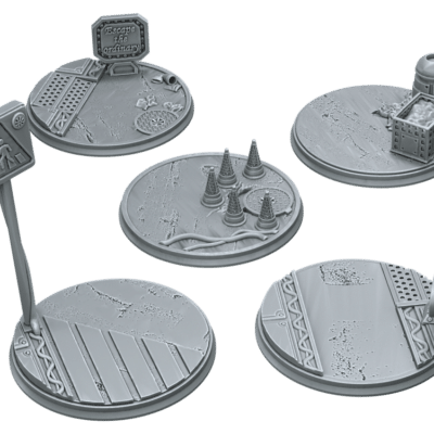 Cyberpunk 40mm Bases