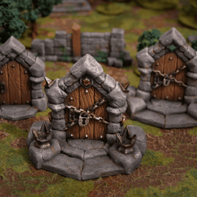 Roleplaying Props - Dungeon Doors
