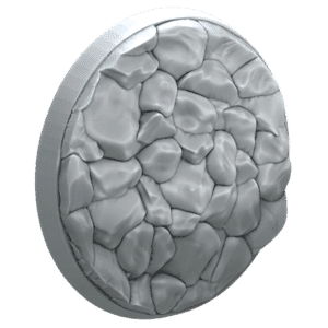 50mm Round Rock Base Set