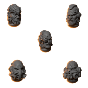 Anvil Wardens - Heads Set