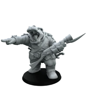 Hippo Musketeer – Bellowing Officer