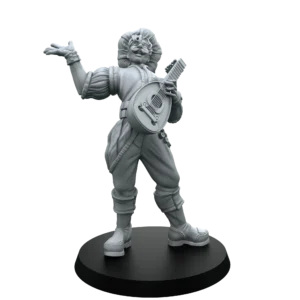 Musician with Lute – Boisterous Bard