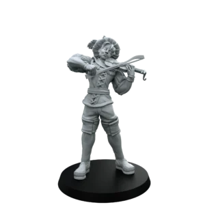 Musician with Violin – Courtly Virtuoso